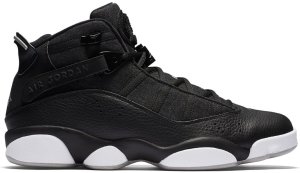 Jordan 6 Rings Black Matte Silver Black/White-Matte Silver (322992-021)