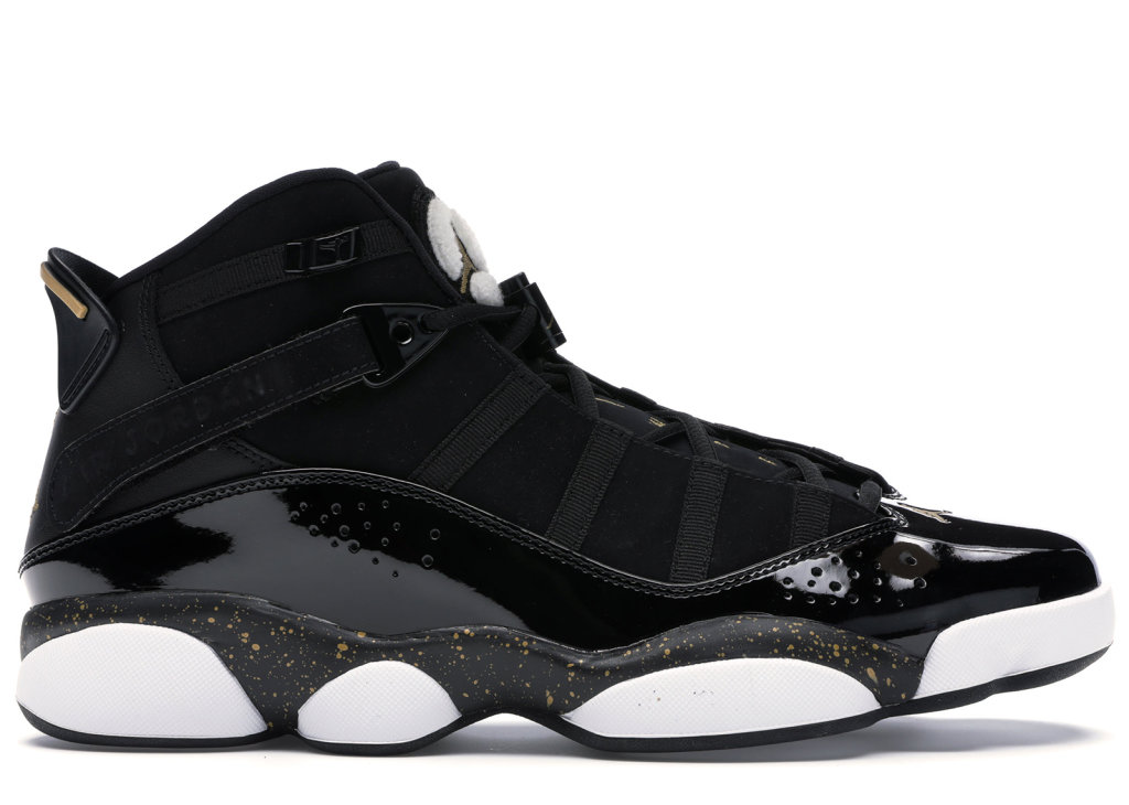 Jordan 6 Rings Black Metallic Gold White Black/Metallic Gold-White (322992-007)