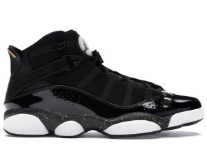 Jordan  6 Rings Black Metallic Gold White Black/Metallic Gold-White (322992-007)