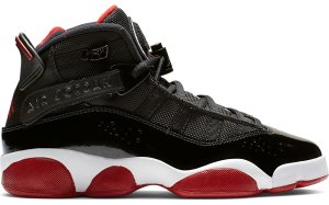 Jordan 6 Rings Black Varsity Red (GS) Black/Varsity Red-White (323419-062)