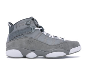 Jordan  6 Rings Cool Grey Matte Silver/Cool Grey-Black-White (322992-014)