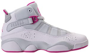 Jordan 6 Rings Pure Platinum Fuchsia Blast (PS) Pure Platinum/Fuchsia Blast-White (323431-011)