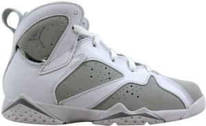 Jordan Air 7 Retro BP Pure Money White (PS) White/Metallic Silver (304773-120)