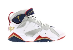 Jordan 7 Retro For the Love of the Game White/Red-Gold (304775-103)