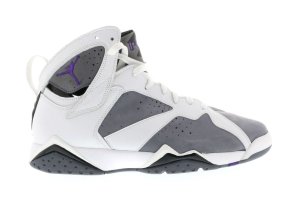 Jordan  7 Retro Flint White/Varsity Purple-Flint Grey (304775-151)