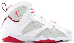Jordan 7 Retro Hare 2015 (PS) White/True Red-Light Silver-Tourmaline (304773-125)