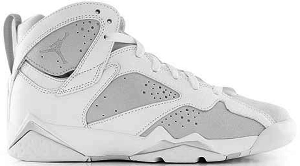 Jordan 7 Retro Pure Platinum (GS) White/Metallic Silver-Pure Platinum (304774-120)