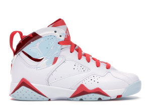 Jordan  7 Retro Topaz Mist (GS) White/White-Topaz Mist-Ember Glow-Gym Red (442960-104)