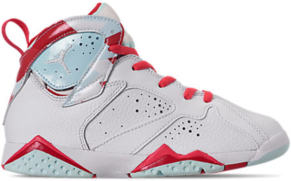 Jordan 7 Retro Topaz Mist (PS) White/White-Topaz Mist-Ember Glow-Gym Red (442961-104)