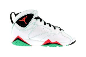Jordan 7 Retro Green (GS) White/Infrared 23-Black-Green (705417-138)