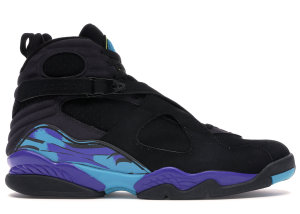 Jordan 8 Retro Aqua (2007) Black/Bright Concord-Aqua Tone (305381-041)