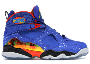 Jordan  8 Retro Doernbecher Hyper Blue-Electro Orange-Black (729893-480)