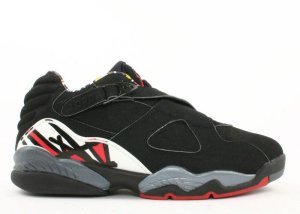 Jordan  8 Retro Low Playoffs (2003) Black/Varsity Red-White (306157-061)