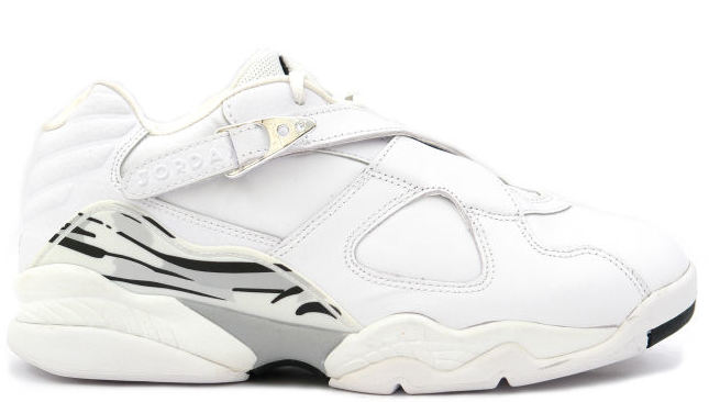 Jordan 8 Retro Low White Metallic Silver White/Metallic Silver (306157-101)