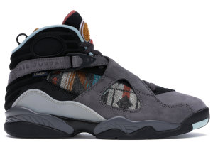 Jordan 8 Retro N7 (2019) Thunder Grey/Light Graphite-Gold Suede-Black (CQ9601-001)