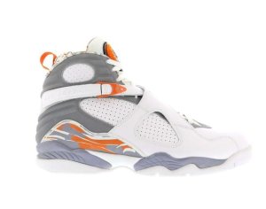 Jordan 8 Retro Orange White White/Stealth/Orange Blaze (305381-102)