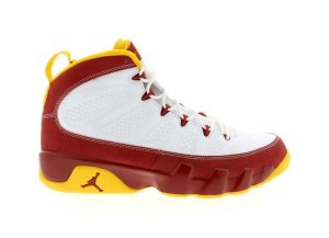 Jordan 9 Retro Bentley Ellis (Crawfish) White/Dark Cayenne-University Gold (302370-140)