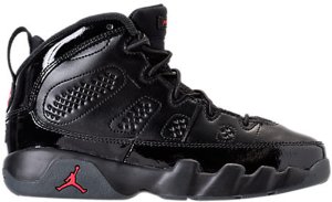 Jordan  9 Retro Bred Patent (PS) Black/University Red-Anthracite (401811-014)