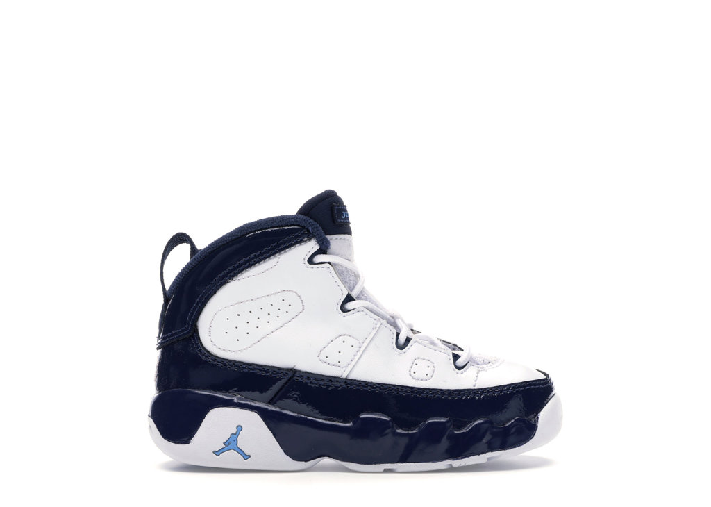 Jordan 9 Retro Pearl Blue (TD) White/University Blue-Midnight Navy (401812-145)