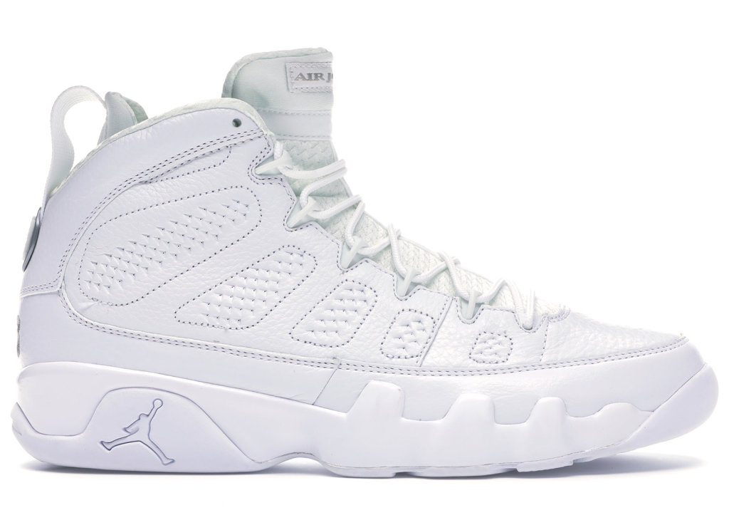 Jordan 9 Retro Silver Anniversary White/Metallic Silver (302370-104)