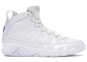 Jordan 9 Retro Silver Anniversary White/Metallic Silver (302370-104)