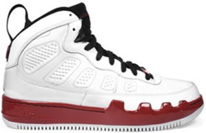 Jordan  AJF 9 White Red White/Black-Varsity Red (352753-102)