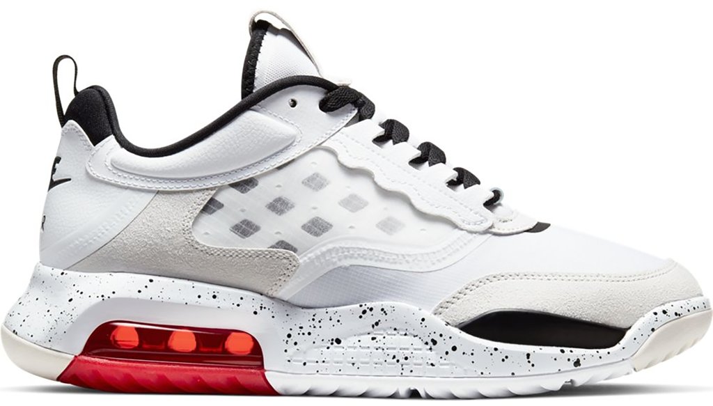 Jordan Air Max 200 White Challenge Red Black White/Challenge Red-Vast Grey-Black (CD6105-100)