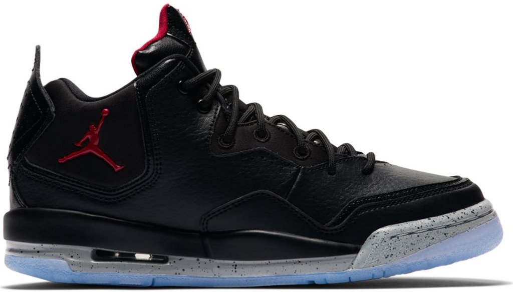 Jordan Courtside 23 Black Cement (GS) Black/Gym Red-Particle Grey (AR1002-023)