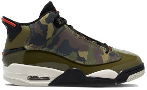 Jordan  Dub Zero Camo Medium Olive/Black-Light Bone-Gym Red (311046-200)