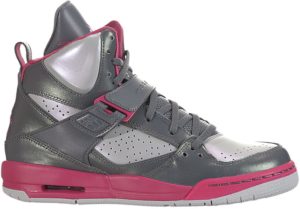 Jordan  Flight 45 High Cool Grey (GS) Cool Grey/White-Metallic Platinum-Dynamic Pink (524864-029)