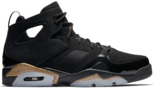 Jordan Flight Club 91 Black Metallic Gold Black/White-Metallic Gold (555475-031)