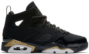 Jordan  Flightclub 91 Black Metallic Gold (GS) Black/Metallic Gold-White (555472-031)