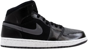 Jordan Air I 1 Mid Premium Black/Gym Red-Dark Grey-White Black/Gym Red-Dark Grey-White (852542-001)