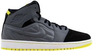 Jordan Air  I 1 Retro ’99 Cool Grey/Vibrant Yellow-Black-White Cool Grey/Vibrant Yellow-Black-White (654140-032)