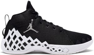 Jordan  Jumpman Diamond Mid Black White Black/Metallic Silver-White (CI1204-001)