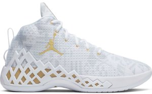 Jordan Jumpman Diamond Mid Fiba (2019) White/Metallic Gold (CI1205-107)