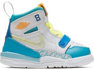 Jordan Legacy 312 Fly (TD) Blue Lagoon/Clear-Team Royal-Off White-Blue Gaze-Amarillo (CI4451-400)