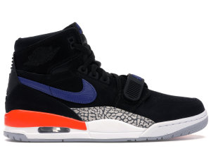 Jordan  Legacy 312 Knicks Black/Rush Blue-Brilliant Orange (AV3922-048)