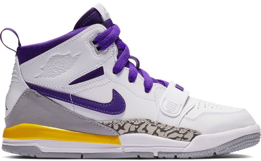 Jordan Legacy 312 Lakers (PS) White/Field Purple-Amarillo (AT4047-157)