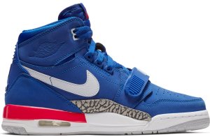 Jordan Legacy 312 Pistons (GS) Bright Blue/White-University Red (AT4040-416)