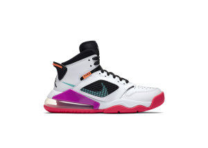 Jordan Mars 270 White Hyper Violet (GS) White/Black/Total Orange (BQ6508-102)
