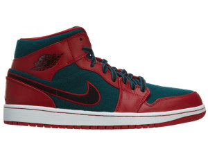 Jordan Air 1 Mid Gym Red/Black-Dark Sea Gym Red/Black-Dark Sea (633206-608)
