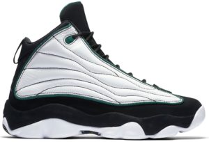 Jordan Pro Strong White Black Green Black/Dark Pine-White (407285-011)