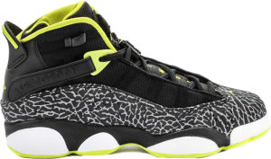 Jordan  Six Rings Venom Green (PS) Black/Venom Green-White-Cement Grey (323432-033)