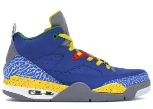 Jordan  Son of Mars Low Do the Right Thing Game Royal/Pimento-Tour Yellow-Cement Grey-Pine Green (580603-433)