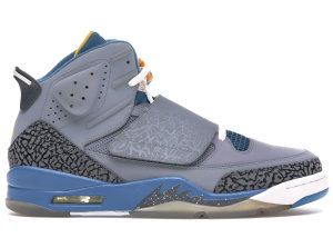 Jordan  Son of Mars Stealth Stealth/White-Shaded Blue-University Gold (512245-037)