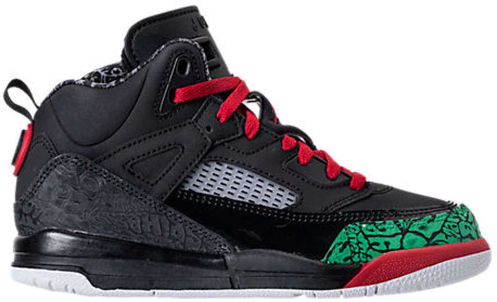 Jordan Spizike Black Varsity Red 2017 (PS) Black/Varsity Red-Classic Green (317700-026)
