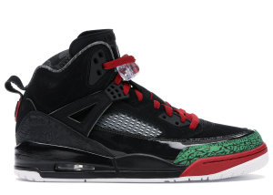 Jordan  Spizike Black Varsity Red (2017) Black/Varsity Red-Classic-Green-White (315371-026)