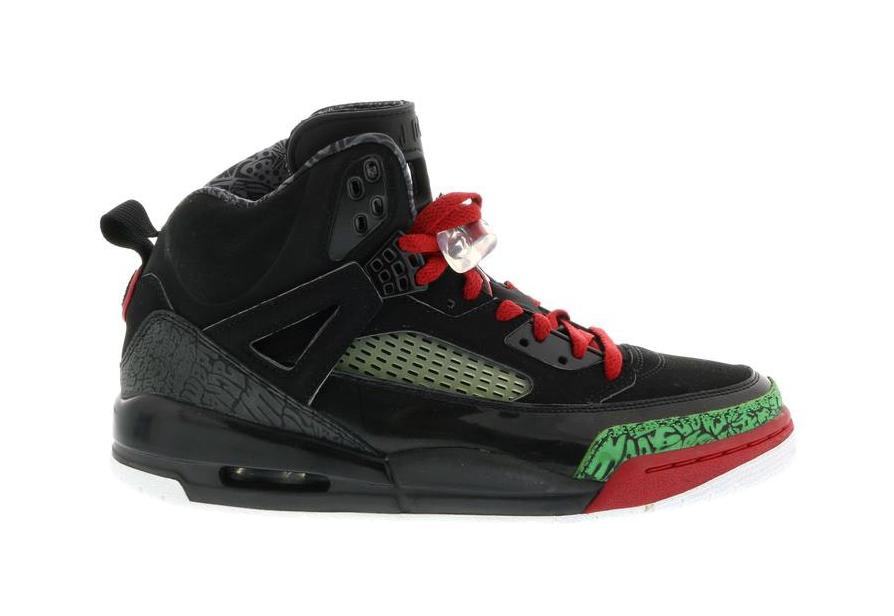 Jordan Spizike Black Varsity Red White/Varsity Red-Classic Green (315371-061)