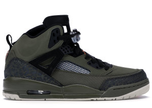 Jordan Spizike Olive Canvas Olive Canvas/Cone-Black-Light Bone (315371-300)